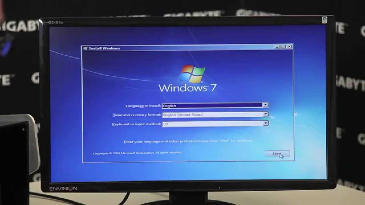 gigabyte usb tool windows 7